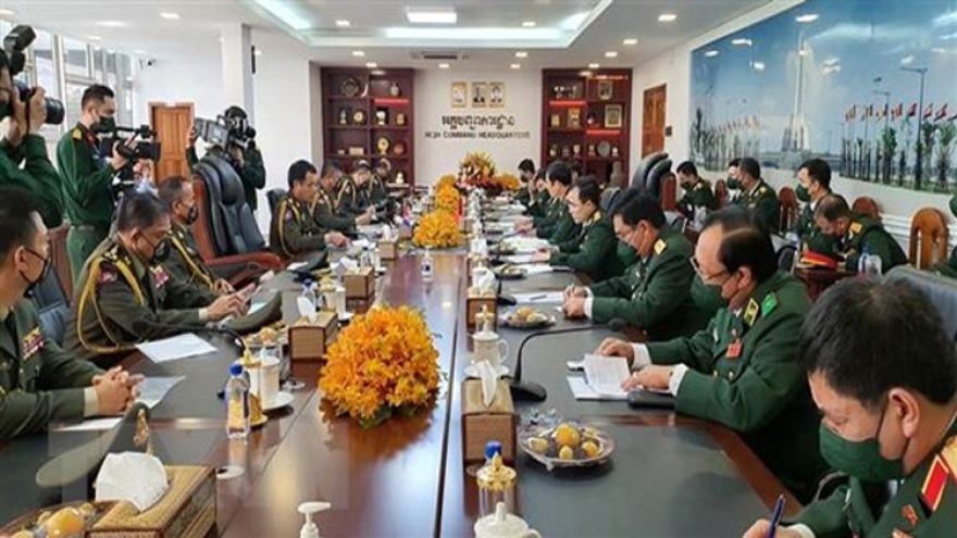 Vietnam, Cambodia boost defence cooperation